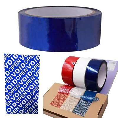 Warranty Anti-Fake Label Security Sealing Sticker Tamper Proof Adhesive Tape • £4.55