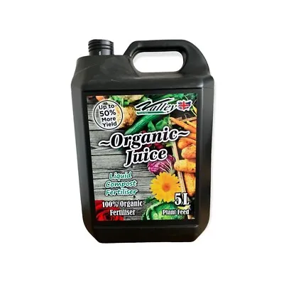 Organic Lawn Wetting Agent  Liquid Fertiliser – Plant Feed (Compost Tea) • £12.99