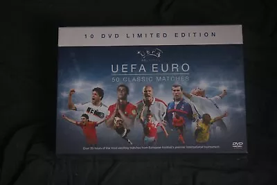 New Sealed UEFA EURO 50 Classic Football Matches 10 DVD Limited Edition • £12.99