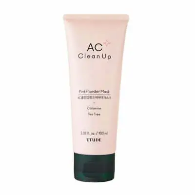 Etude House AC Clean Up Pink Powder Mask 100ml - FREE SHIPPING • $23.74