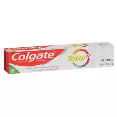 Colgate Total Original Antibacterial Fluoride Toothpaste 40g • $2.49