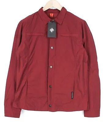 TUCANO URBANO Febo Men Jacket L Cotton Blend Red Windproof Breathable Moto • $53.03