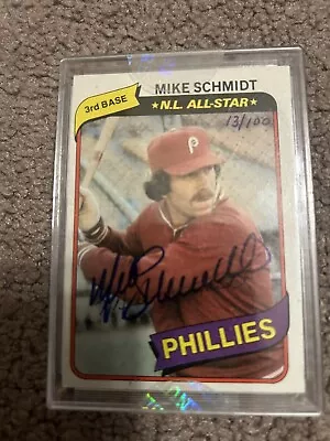 2002 Topps Redemption Auto Mike Schmidt #270 Auto HOF #’100 • $299.99