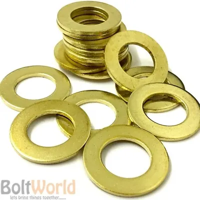 £198.78 • Buy M2.5 M3 M4 M5 M6 M8 Brass Washers Form A Thick Washer To Fit Machine Screws