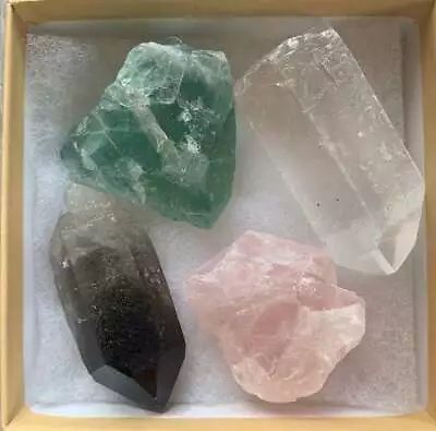 Premium Crystals & Healing Stones Set For New Beginnings Meditation Protection • $13.95