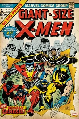 MARVEL COMIC BOOK COVER POSTER #1 GIANT SIZE X-MEN 22x34 NEW FREE SHIP • $12.99