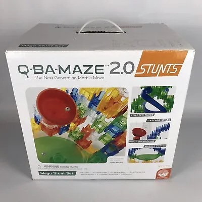 Q-BA-MAZE 2.0 STUNTS Mega Stunt Set Marble Maze Mindware • $29