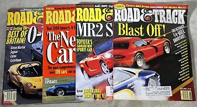 Road & Track Magazine Lot Of 4 Magazines MR2 Spyder Toyota Mazda Miata Porsche • $25.50