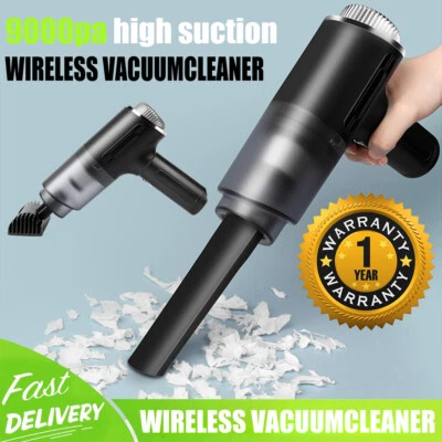 $11.89 • Buy Car Vacuum Cleaner Powerful Wet/Dry Cordless Strong Suction Handheld Cleaning HP