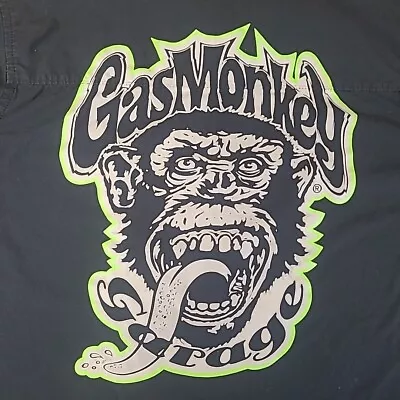 Gas Monkey Garage Shirt Mens XL Black Short Sleeve Dallas Texas Mechanic • $21.85