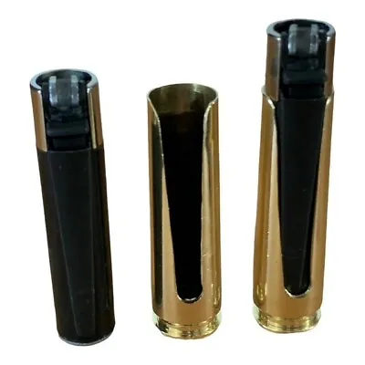 50 Cal Solid Brass Clipper Lighter Case Cover Hand Made Greenzone ® Trench Art • £7.95