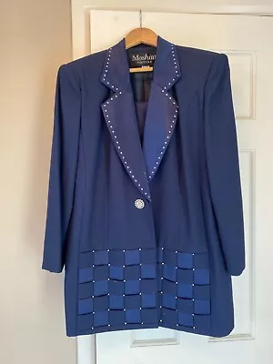 Moshita Couture Dark Blue Blazer Womans Size 18 • $10.50