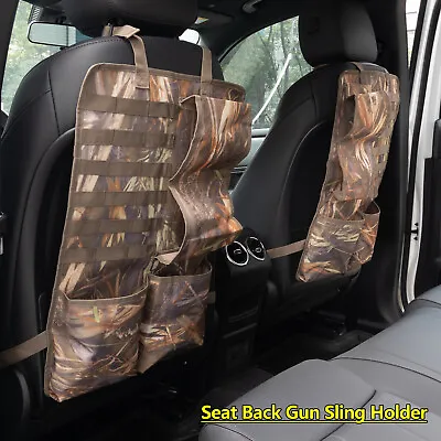 2X Car Seat Back Rifle Gun Sling Rack Vehicle Hunting Shotgun Storage Holder • $33.99