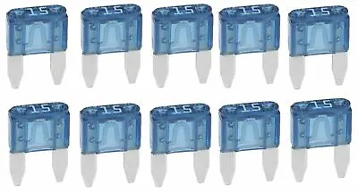 15 AMP ATM Mini Blade Fuse Replacement For Auto Car Truck Boat SUV 10 Pack • $6.51