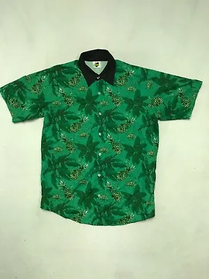 KFC BBL Cricket Green Melbourne Stars XL Adult Short Sleeve Button Shirt Mens • $14.70