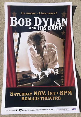 $9.99 • Buy BOB DYLAN & His Band 1st Bank Denver, Colorado 11x17 Concert Flyer / Gig Poster