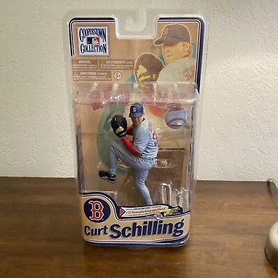 McFarlane Curt Schilling MLB Cooperstown Collection Boston Red Sox Action Figure • $25