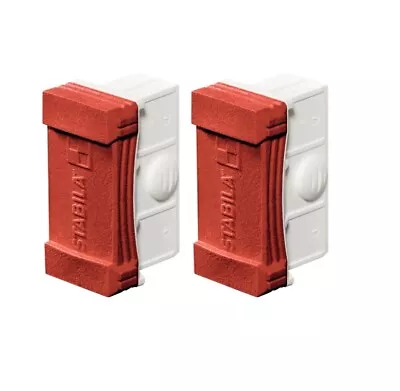 £9.99 • Buy Stabila Replacement Neoprene Spare End Caps For 96 & 196 Spirit Levels - Genuine