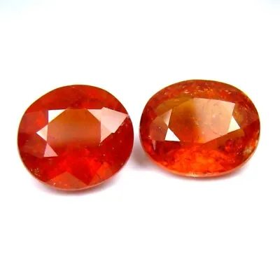 4.15 Ct Natural Top Luster 7x7mm Mandarin Fanta Orange Spessartite Garnet • $14.99