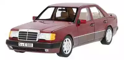 Mercedes-Benz W 124 - 500 E V8 Almandine Red 1:18 Original Packaging New Limited 2000 Count • $138.37