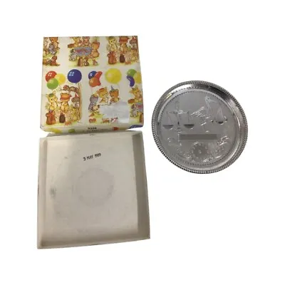 £15.50 • Buy Vintage Seba Silver Plated Round Trinket/pin Dish-Boxed Christening 1989 GC
