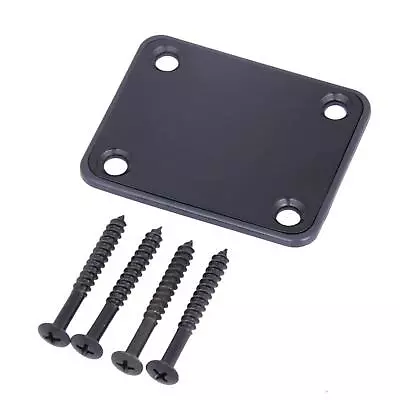 Electric Guitar Neck Plate W/ Mounting Screws For Fender Stratocaster Telecaster • $7.77