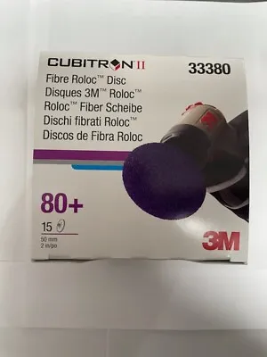 3M Cubitron II Fibre Roloc Disc 2  80+ Grit : 33380 • $34.95