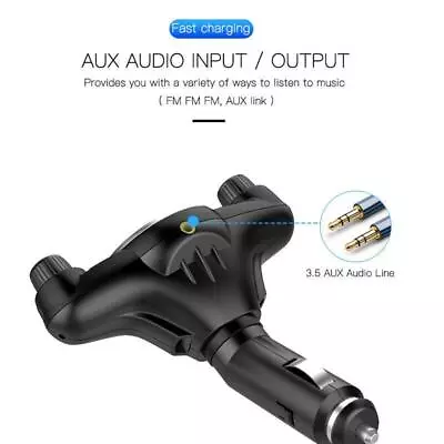 For Car Adapter MP3 Player Hands-Free Calling Wireless Bluetooth FM Transmitter • $24.23