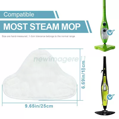 AU Microfibre Floor Mop Pads Washable Replacement For H2O H20 X5 Steam Mop • $14.11