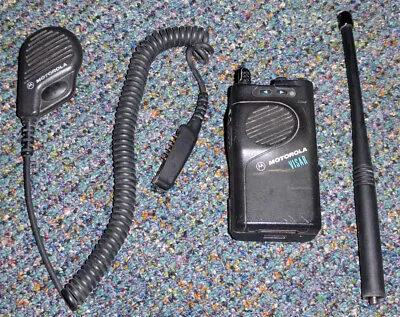 Motorola VISAR VHF Two Way Radio H05KDD9AA4AN Type KDHA W/ Spkr-Mic & Antenna • $35