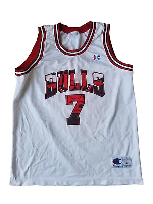 £39.99 • Buy Adults Champion NBA Chicago Bulls Basketball Shirt Jersey #7 Gordon - Size Large