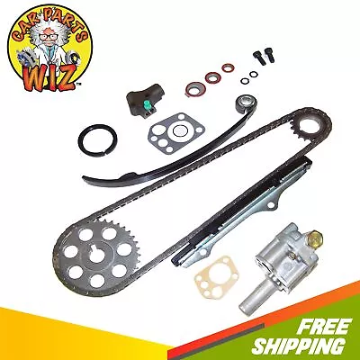 Timing Chain Kit Oil Pump Fits 89-97 Nissan 240SX PickUp 2.4L SOHC 12v KA24E • $84.14