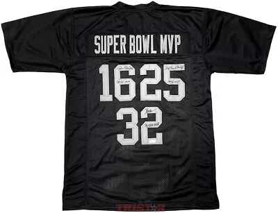$804.99 • Buy Oakland Raiders Autographed SB MVPs Jersey Biletnikoff, Plunkett, Allen TRISTAR