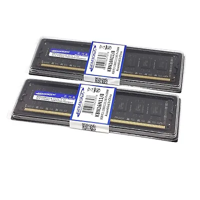 Kembona 16GB DDR3  2 X 8GB Desktop RAM PC3 -12800u 1600mhz 1.5V • £14.99