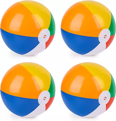 4PCS 12  Inflatable Beach Balls - Tropical Theme • $12.89