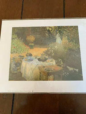 Monet: Le Dejeuner Lithograph/Print • $10