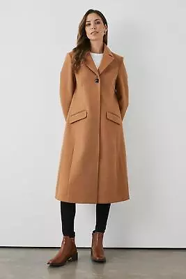 PRINCIPLES Single Breasted Tailored Coat • £71.20