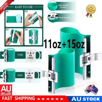 $21.99 • Buy 2Pcs 3D Sublimation 15oz+11oz Heat Press Printing Mug Clamp Wrap Mug For Mug