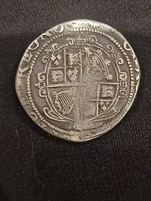 1645-46 Charles I (1st) Silver Hammered Half Crown Sun MM Tower Mint • £155