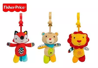 Fisher Price Baby's Hanging Musical Animal Educational Toy Assorted • $26.95