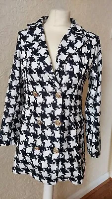 £10 • Buy Womens Blazer Double Breasted Long Sleeve Formal Work Jacket Coat Size 10, 12