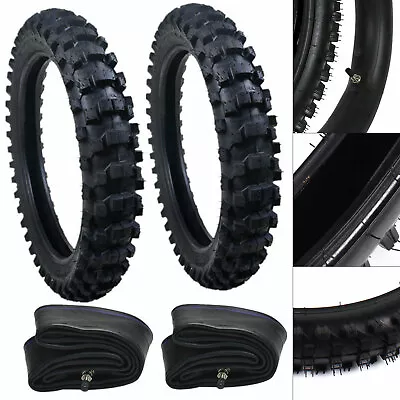 $114.95 • Buy 19  Front & 16  Rear Wheel&Tube Tire Kit For Honda CR85R CRF150F Kawasaki KX100