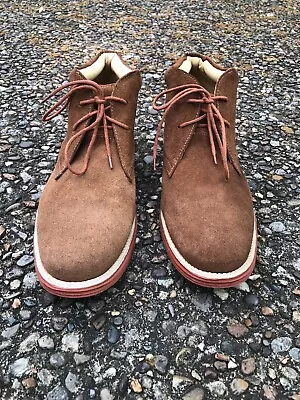 Martin Dingman Mens Suede Brown Tan Chukka Shoes Bootie 300286 Size 9 • $129.99