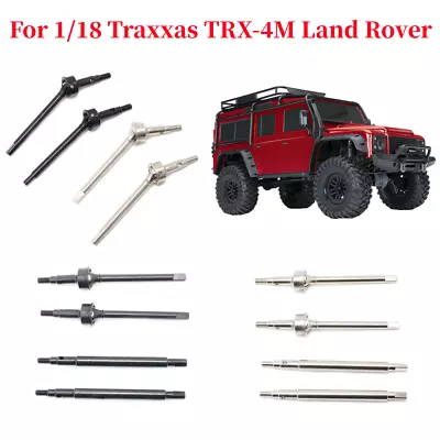 For 1/18 Traxxas TRX-4M Land Rover Defender Hard CVD/Drive Shaft Upgrades Parts • $22.94