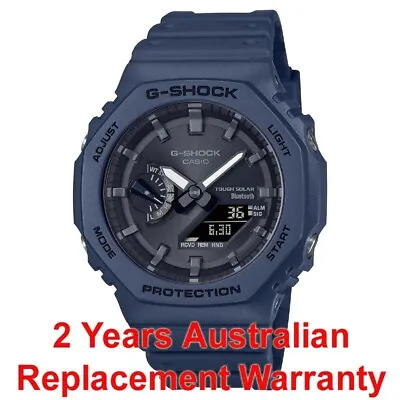 Casio G-shock Bluetooth Gab2100 Solar Watch Blue Ga-b2100-2a Casioak 2y Warranty • $232.99