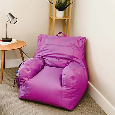 $51.99 • Buy Dorm Bean Bag Chair, Kids/Teens, Smartmax 3ft, Radiant Orchid