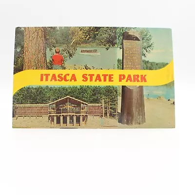 Postcard Mississippi Headwaters Minnesota's Itasca State Park USA Lake Itasca • $2.99