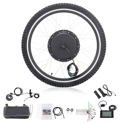 $209.89 • Buy Electric Bicycle Conversion Kit For 26  E-bike Front Wheel 48V 1000W Hub Motor