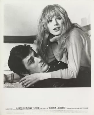 The Girl On A Motorcycle Marianne Faithfull Alain Delon Original 8x10 Photo 1968 • $29.99