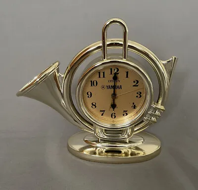 80s Vintage YAMAHA French Horn Alarm Clock JAPAN IMPORT Cuckoo Waltz SUPER RARE • $153.85